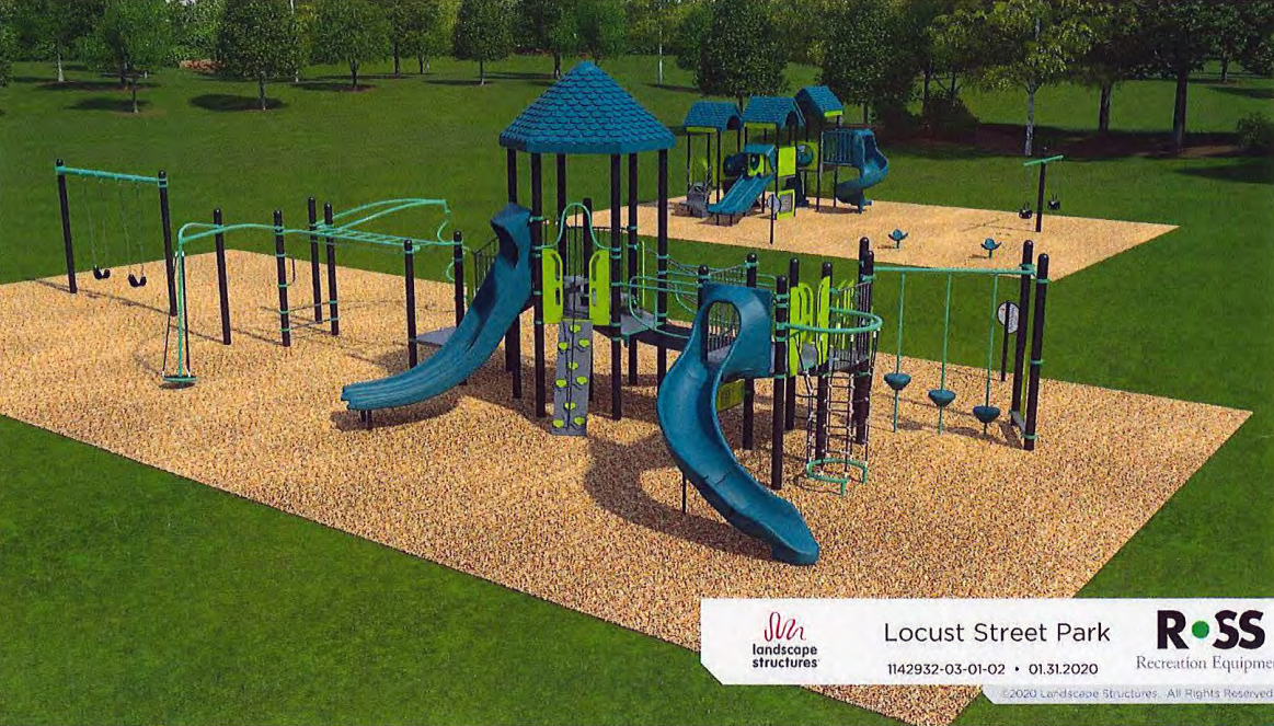 Play Area To Be Replaced at Locust Street Park