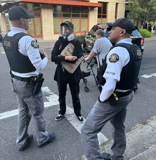Portland Woman Charged in Federal Court for Failing to Obey Order at ICE Building