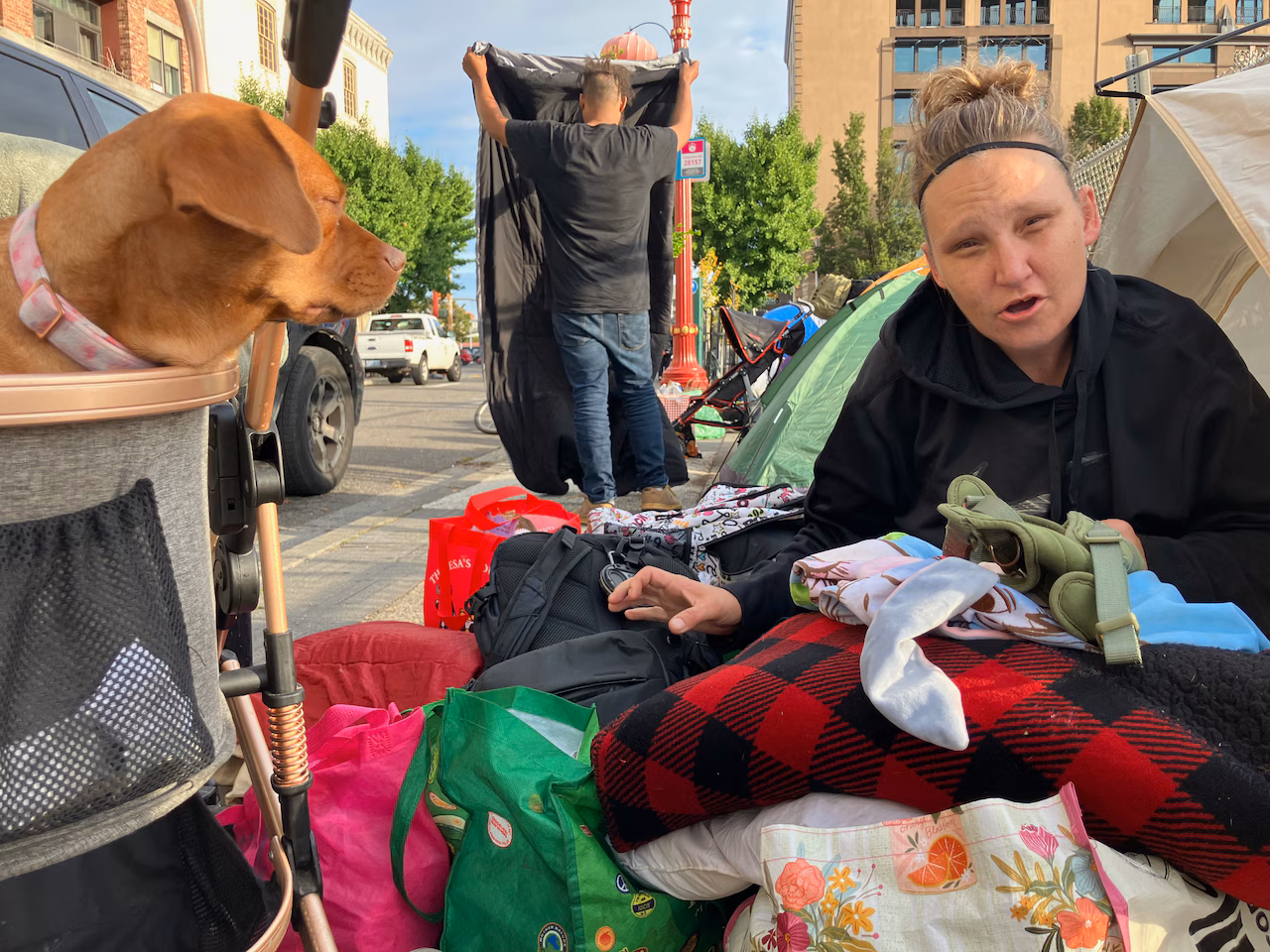 A Morning of Outreach on Portland’s Streets Starts with Mayoral Cheerleading, Ends with Tent Sweep