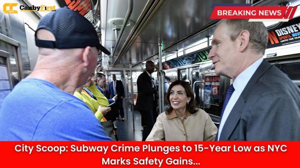 City Scoop: Subway Crime Plunges to 15-Year Low as NYC Marks Safety Gains