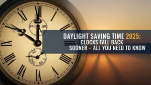 Daylight Saving Time 2025 – Clocks Will Fall Back Sooner This Year (1)