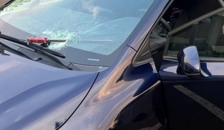 Driver Escapes Unharmed After Metal Pry Bar Pierces Windshield on I-5 in Salem