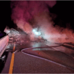 Fiery Crash on I-84 in Oregon Leaves One Dead, Another Seriously Injured