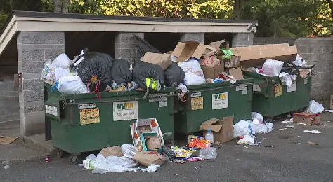 Garbage Overflow at Home Forward Property Frustrates Southwest Portland Neighborhood
