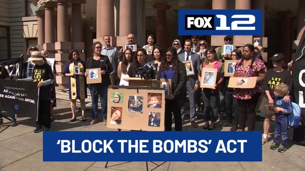 Group of Oregonians Pushes for Bill to Stop Sending Weapons to Israel