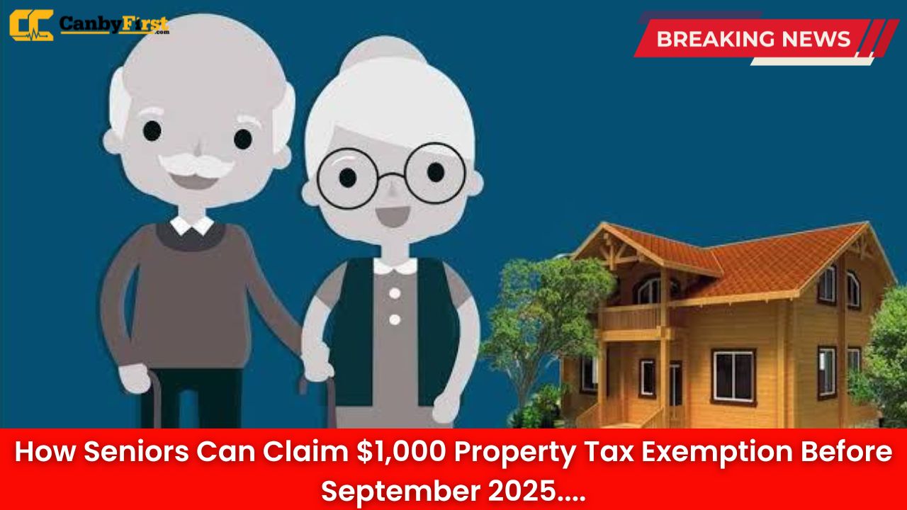 How Seniors Can Claim $1,000 Property Tax Exemption Before September 2025