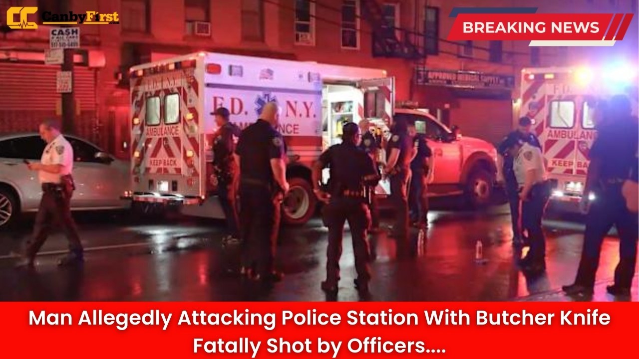 Man Allegedly Attacking Police Station With Butcher Knife Fatally Shot by Officers