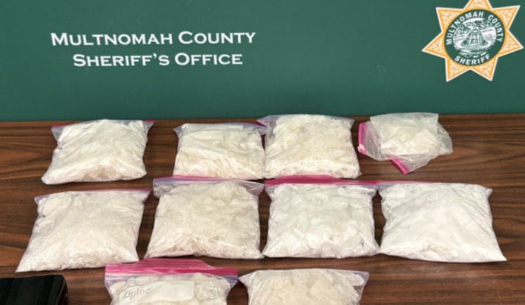 Multnomah County and FBI Seize Over 9 Pounds of Meth, Kilo of Fentanyl in Portland Drug Bust