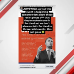 Portland Antifa Member Urges Disruption of Memorial and Worship Event