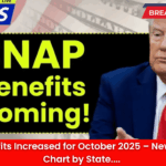 SNAP Benefits Increased for October 2025 – New Payment Chart by State