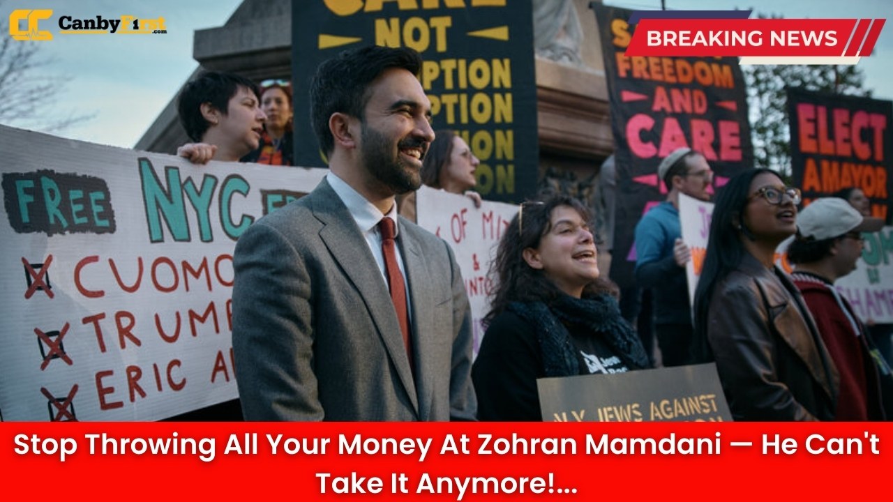 Stop Throwing All Your Money At Zohran Mamdani — He Can't Take It Anymore!
