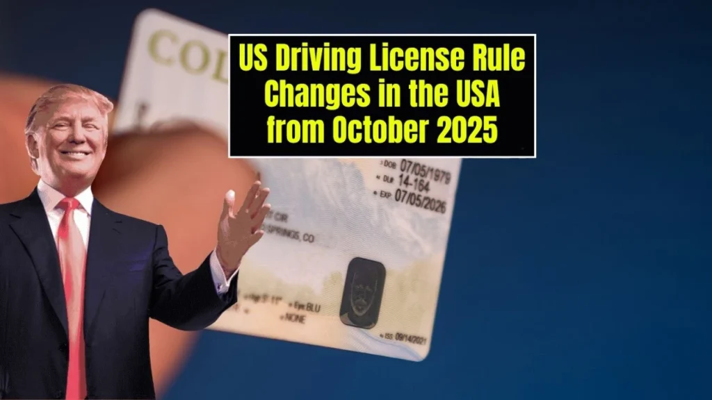 US Driving License Rule Changes in the USA from October 2025 – Essential Changes for Drivers Aged 70 and Above