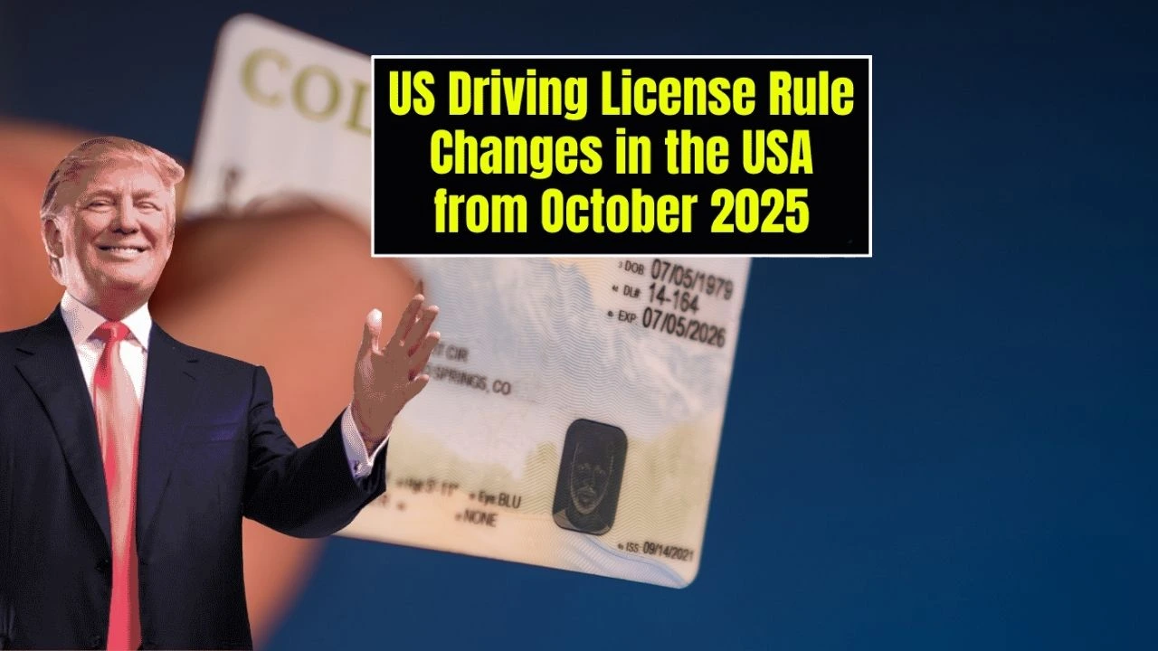 US Driving License Rule Changes in the USA from October 2025 – Essential Changes for Drivers Aged 70 and Above