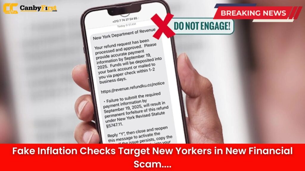 Fake Inflation Checks Target New Yorkers in New Financial Scam