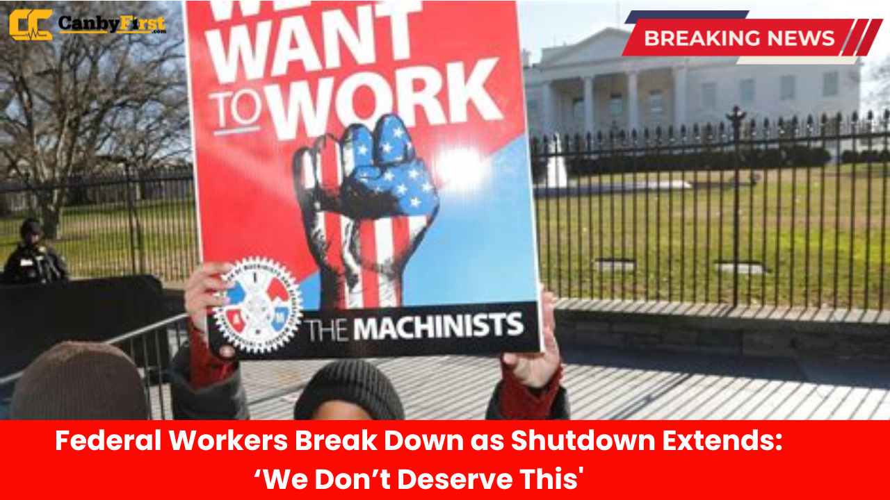 Federal Workers Break Down as Shutdown Extends ‘We Don’t Deserve This'