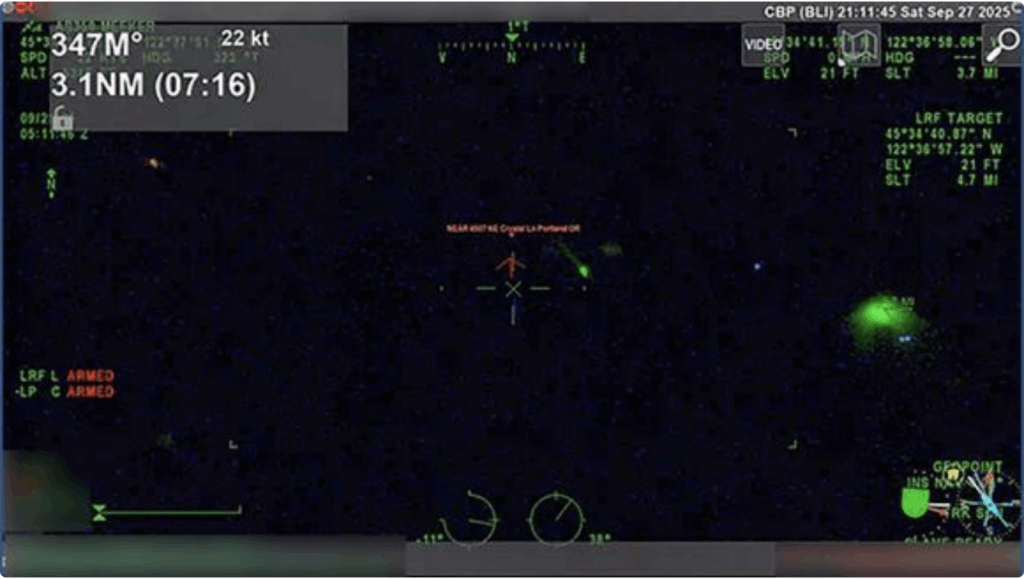 FBI: Four Men Arrested in Portland for Shining Laser at Border Patrol Helicopter Were Illegal Aliens