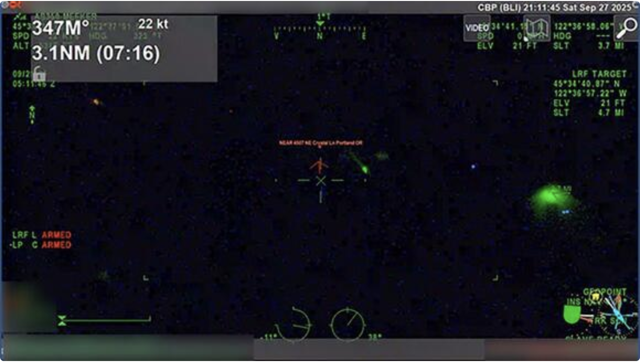 FBI: Four Men Arrested in Portland for Shining Laser at Border Patrol Helicopter Were Illegal Aliens