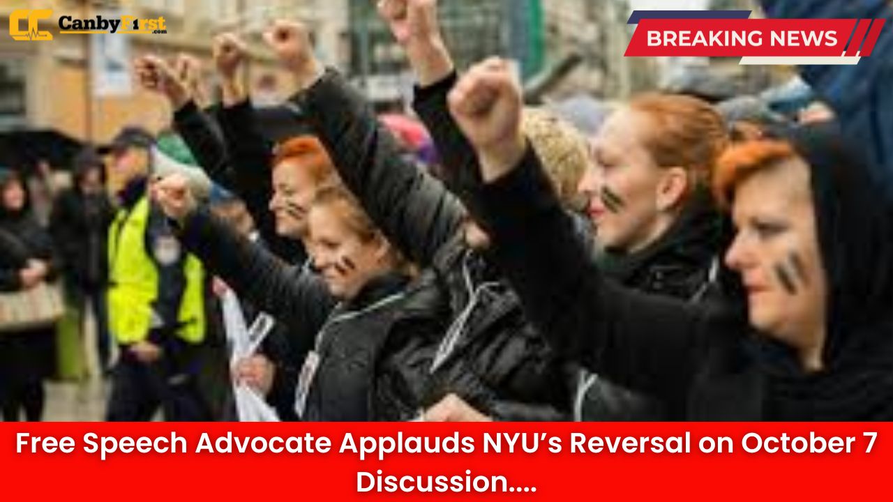 Free Speech Advocate Applauds NYU’s Reversal on October 7 Discussion
