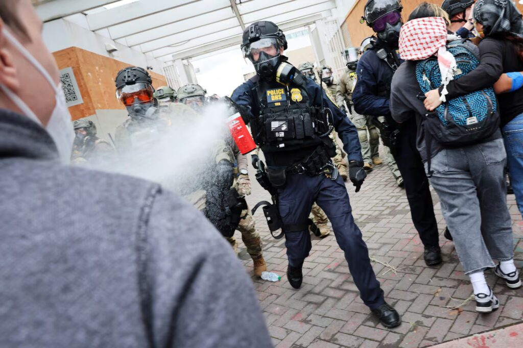 ICE Touts New “Detention Technique” in Bizarre Viral Post Amid Portland Protests