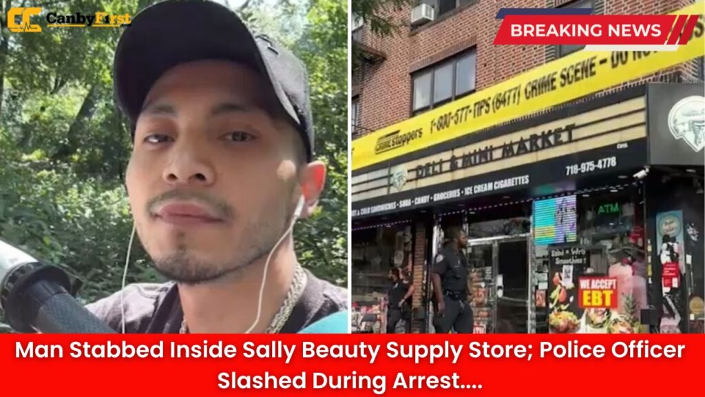 Man Stabbed Inside Sally Beauty Supply Store; Police Officer Slashed During Arrest