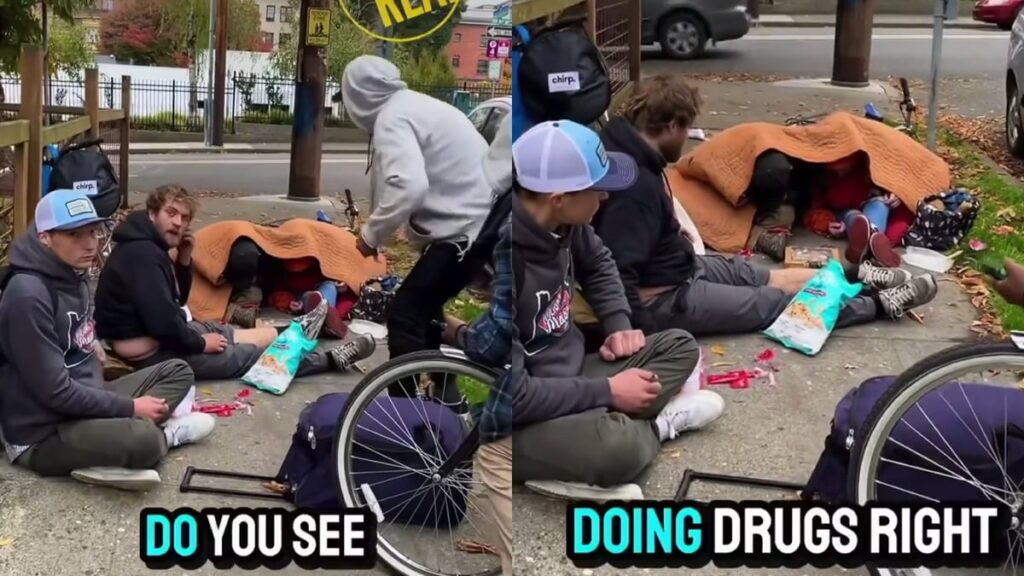 Mother Confronts Group of Drug Users Near Her Child’s School in Portland