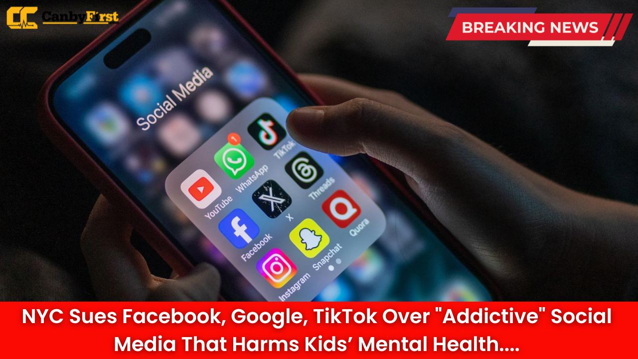 NYC Sues Facebook, Google, TikTok Over "Addictive" Social Media That Harms Kids’ Mental Health