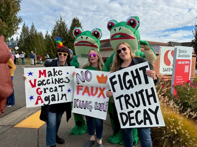 Photos: West Linn Residents Unite for ‘No Kings’ Protest