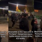 Portland Protesters Turn ICE Facility Into Dance Floor — Animal Costumes and Cha Cha Slide Included