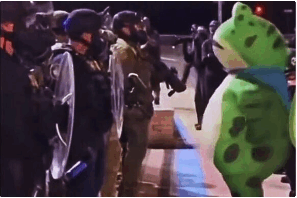Portland’s Dancing Inflatable Protests Spark Copycats Across America