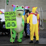 Portland’s Protest Frogs Are Dead Serious About Absurdity