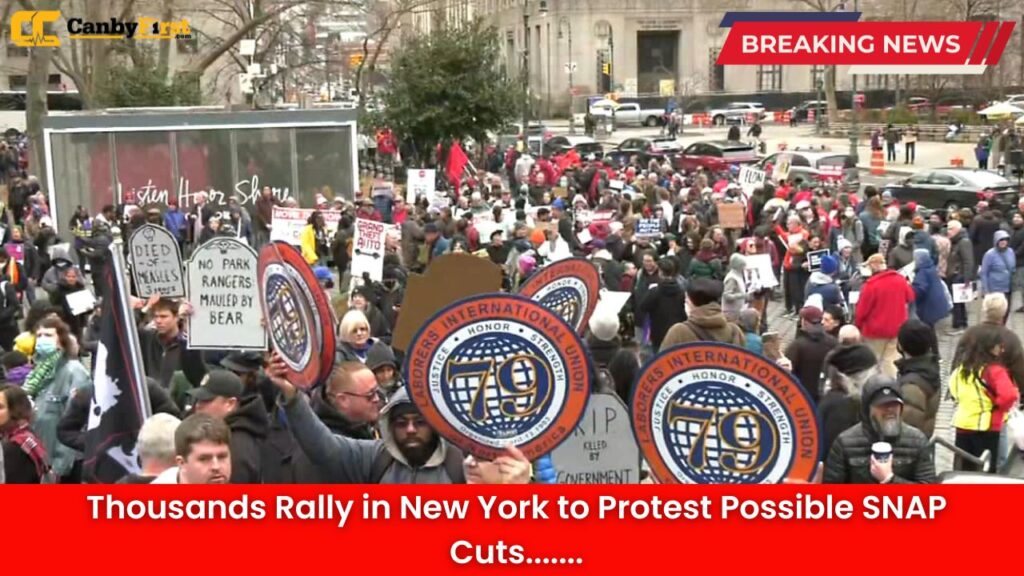 Thousands Rally in New York to Protest Possible SNAP Cuts
