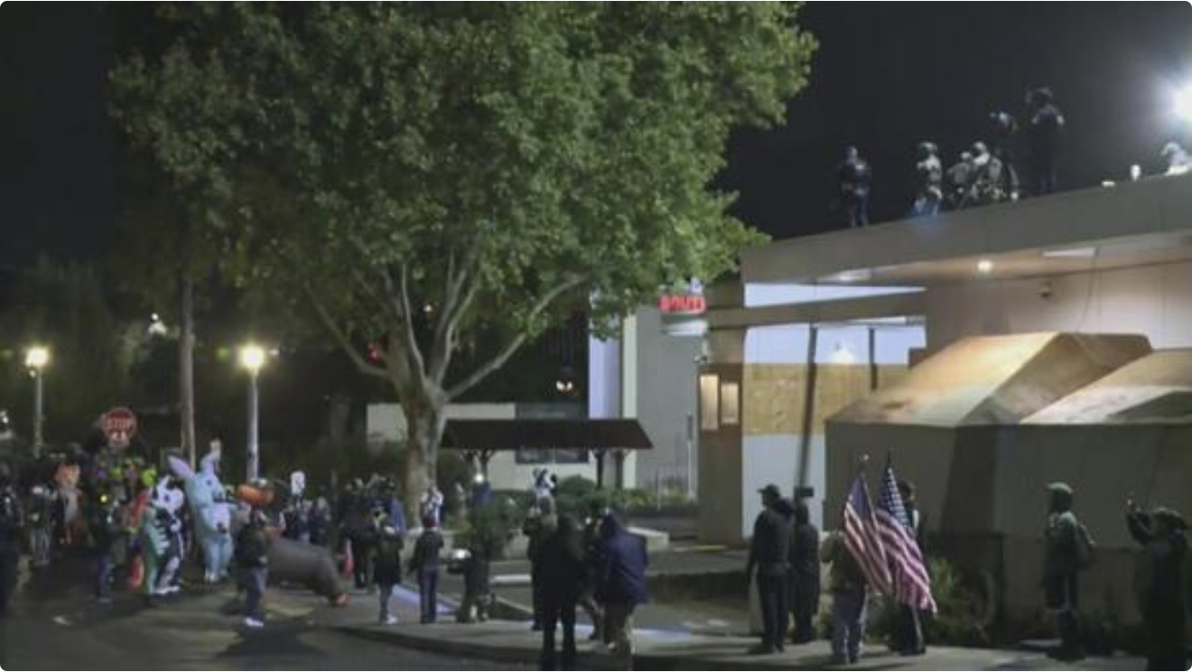 Two Men Arrested During Ongoing Protests Outside Portland ICE Building
