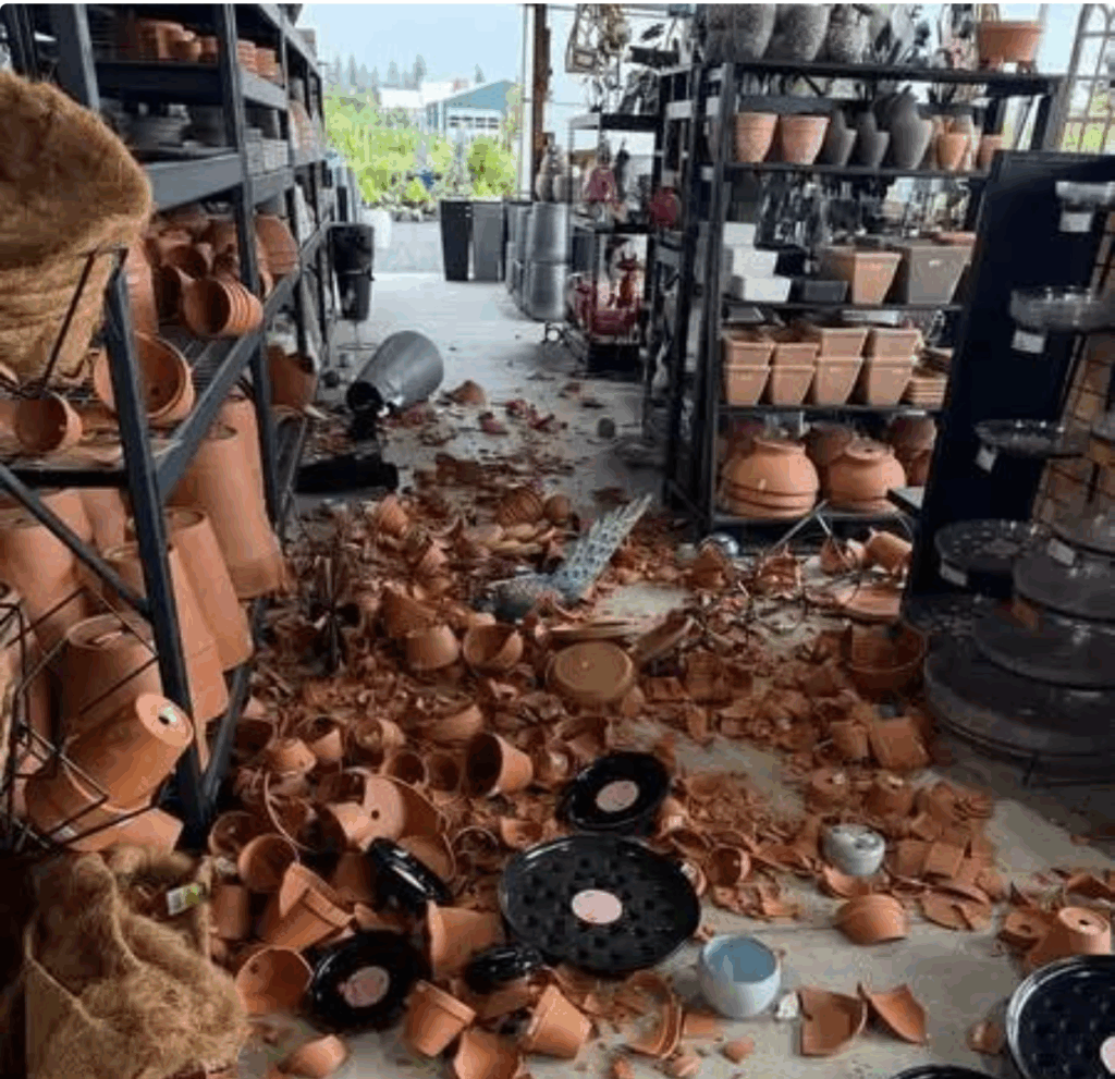 Vandal’s ‘Rampage’ Through Damascus Garden Center Causes Thousands in Damage