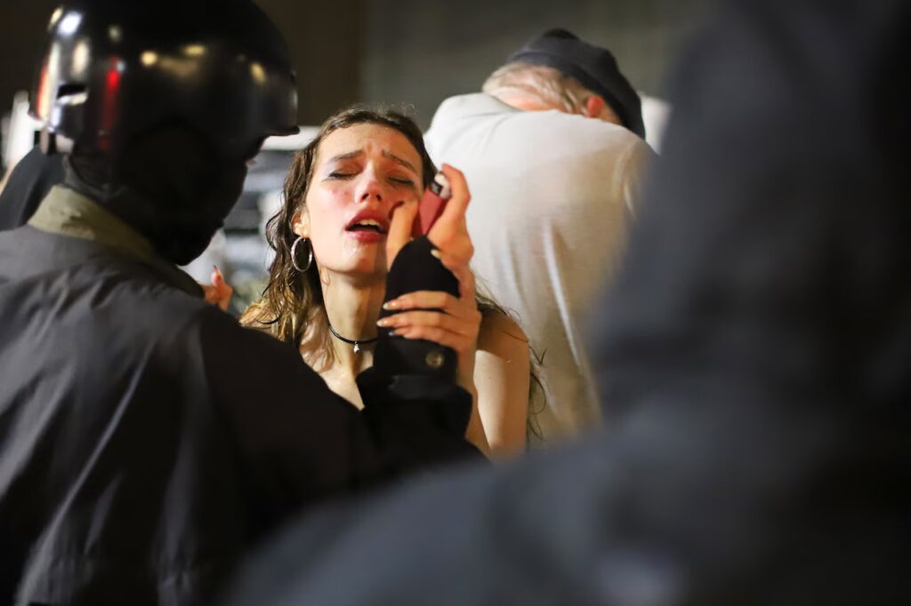 Video Shows Federal Officer Spraying Chemical Agent Directly Into Face of Nonviolent Portland Protester
