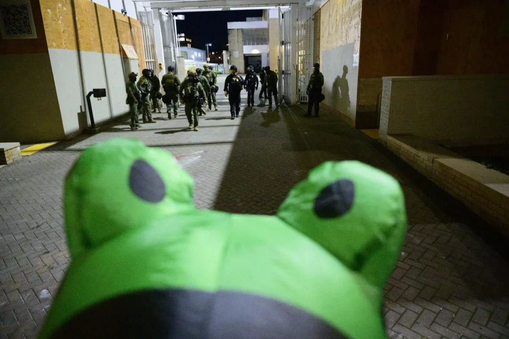 Violence at Portland’s ICE Facility: Protesters Say the Force Is Coming From Officers