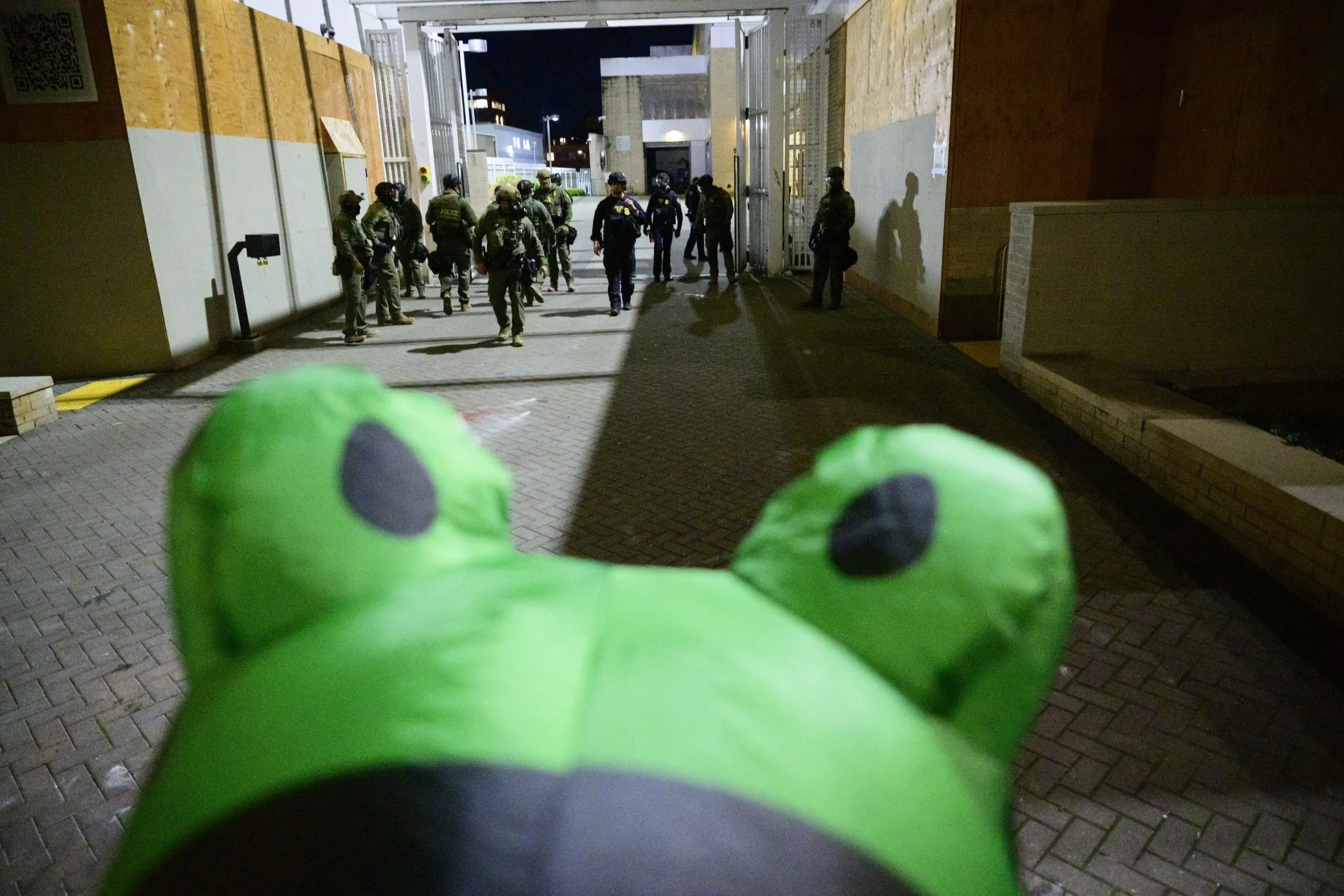 Violence at Portland’s ICE Facility: Protesters Say the Force Is Coming From Officers