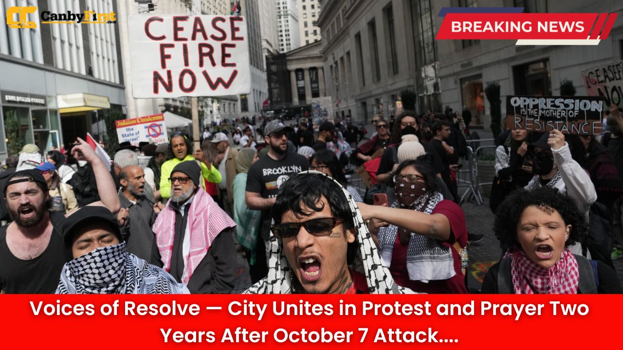 Voices of Resolve — City Unites in Protest and Prayer Two Years After October 7 Attack