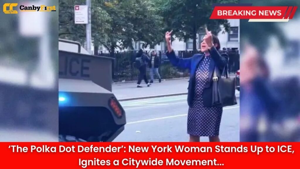‘The Polka Dot Defender’: New York Woman Stands Up to ICE, Ignites a Citywide Movement