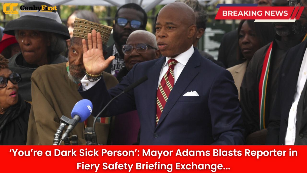 ‘You’re a Dark Sick Person’: Mayor Adams Blasts Reporter in Fiery Safety Briefing Exchange