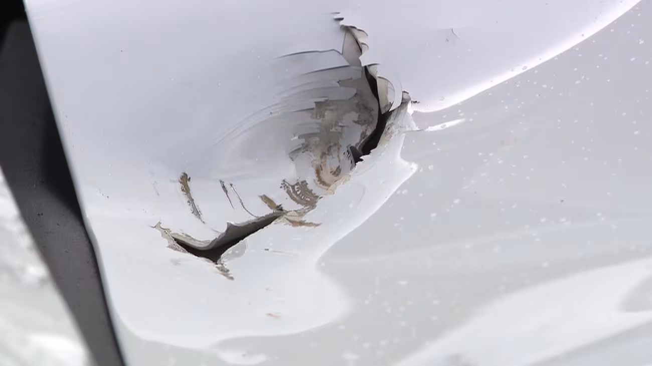 Concrete Falls from Portland Bridge, Damages Tesla — Driver Describes It as “a Bomb Dropping”