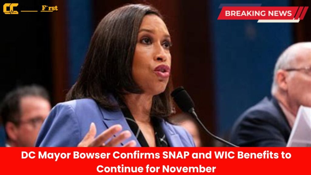 DC Mayor Bowser Confirms SNAP and WIC Benefits to Continue for November