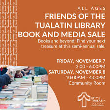 Tualatin Library Hosts Semi-Annual Book and Media Sale This Weekend